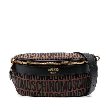 Jacquard-Logo Motif Belt Bag