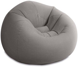 68579EP Inflatable 42 x 41 x 27 Inch Beanless Bag Lounge Chair, Gray