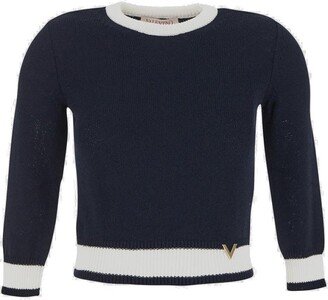 Crewneck Long-Sleeved Jumper-BA