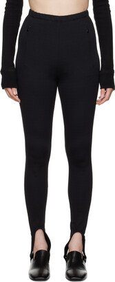 Black Stirrup Leggings