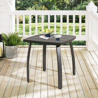 Unbrand Outdoor Metal Side Table Patio Bistro Accent End Table