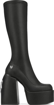 Naked Wolfe Spice Black Stretch Knee-High Boots