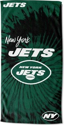 NFL New York Jets Pyschedelic Beach Towel