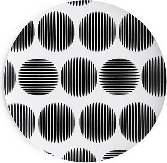 Salad Plates: Tossed Spheres Salad Plate, Black