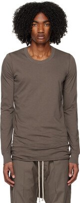 Gray Basic Long Sleeve T-Shirt