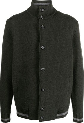 Boggi Milano Button-Up Long-Sleeve Cardigan