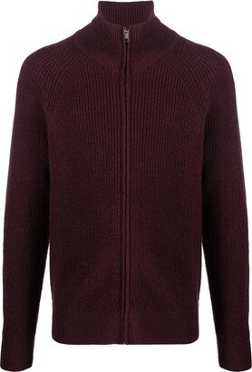 MARANT Ribbed-Knit Merino Wool Cardigan