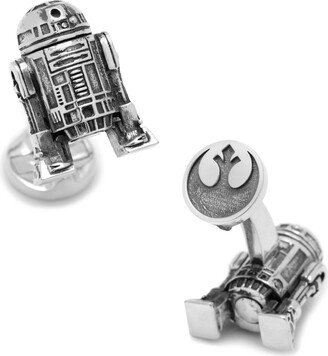 3D R2D2 Cufflinks