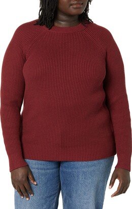 Amazon Aware Women's Rib Crewneck Sweater (Available in Plus Size)