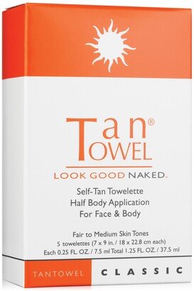 Half Body Classic Self-Tan Towelette, 5-Pk.