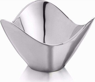 Wave Alloy Serving Bowl, 9 Inch Large Salad Bowls for Kitchen, Side Dishes, Pasta, Dinner Parties, Kitchen Decor, Oven Safe, Easy Clean