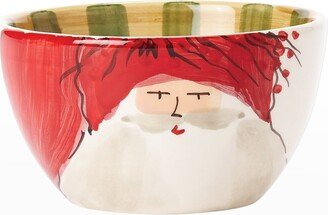 Old St. Nick Cereal Bowl - Red Hat