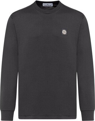 Logo Patch Long Sleeved Long Sleeve Shirt