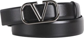 Vlogo Signature Belt In Calfskin