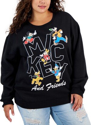 Trendy Plus Size Mickey & Friends Sweatshirt