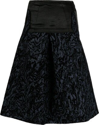 Jacquard Midi Skirt