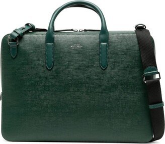 Panama slim leather briefcase