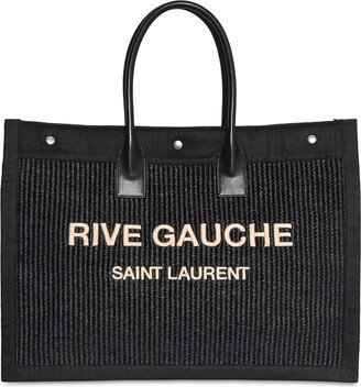 Rive Gauche raffia bag