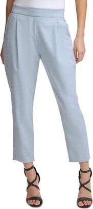 A Beautiful Storm Womens Marled Pull On Ankle Pants