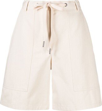 Drawstring-Waist Knee-Length Shorts