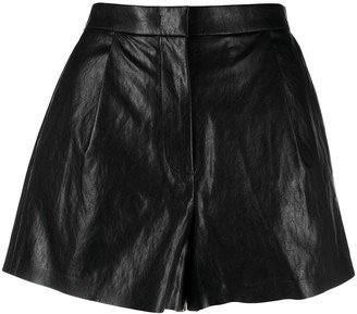 Leather-Look Shorts