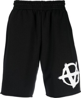 Logo-Print Knee-Length Shorts