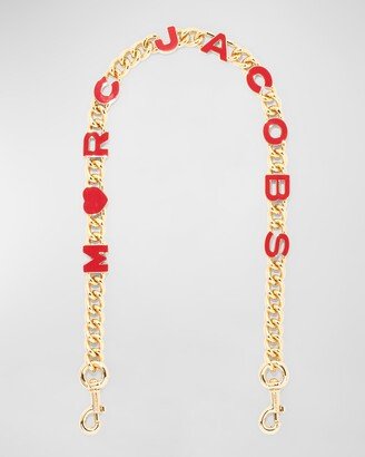 The Heart Charm Chain Shoulder Strap