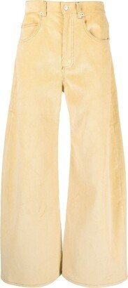 Corduroy Wide-Leg Jeans