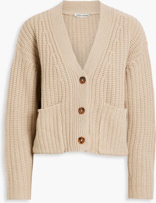 Ribbed-knit cardigan-AE