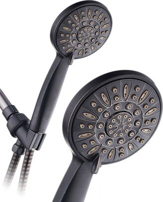 High-Pressure 6-setting Handheld Shower Head with Extra-long 6 Foot Hose