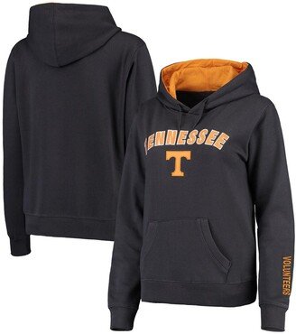 Women's Charcoal Tennessee Volunteers Arch and Logo 1 Pullover Hoodie