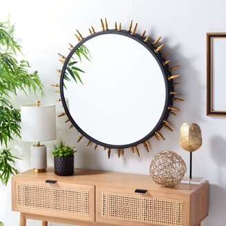 Ceinth 32-inch Sunburst Black/Gold Mirror - 32