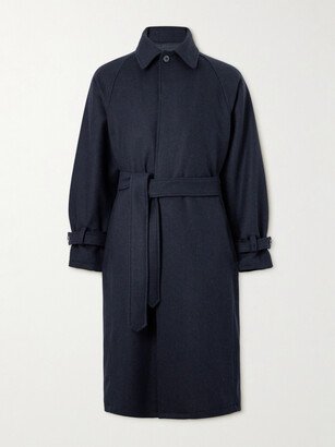 Stòffa Raglan Belted Wool Coat