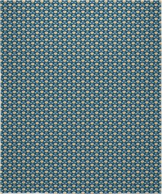 Fleece Photo Blankets: Cinnamon Roll - That's How I Roll - Dark Blue Blanket, Sherpa, 50X60, Blue