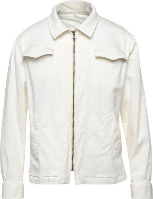 MICHAEL COAL Denim Outerwear Ivory