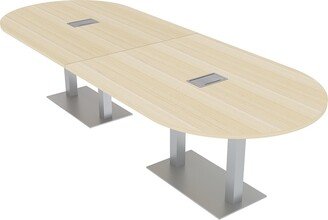 Skutchi Designs, Inc. 10 Person Modular Racetrack Conference Table With Electric And Data