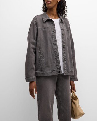Missy Organic Cotton Stretched Denim Jean Jacket