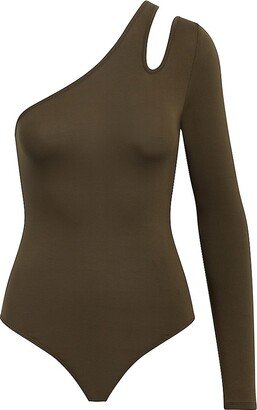 Asymmetrical Long Sleeve Bodysuit