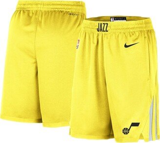 Men's Gold Utah Jazz 2020/21 Association Edition Swingman Performance Shorts