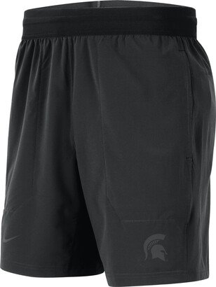 Michigan State Men's Dri-FIT College Pocket Shorts in Black