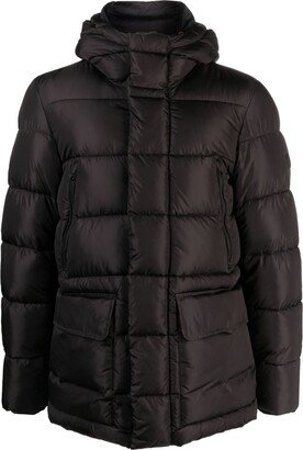 Quilted Hooded Padded Jacket