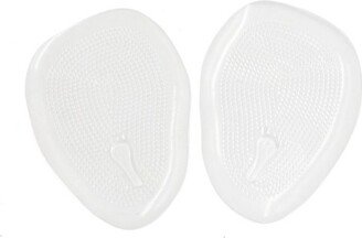 Unique Bargains 2pcs Transparent Silicone Gel Forefoot Insole Pads High Heel Shoes Cushions