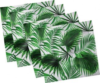 Palm Leaf Set of 4 Napkins, 12