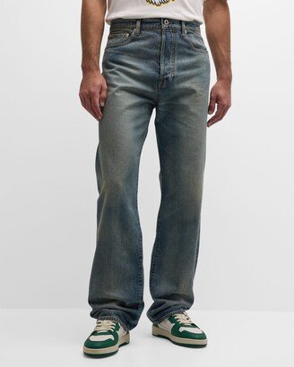 Men's Asagao Stone-Bleached Jeans