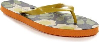 Womens/Ladies Orla Kiely Floral Flip Flops