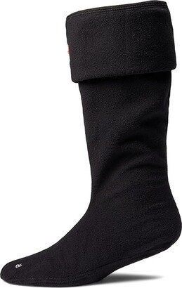 Recycled Fleece Tall Boot Socks (Black) Knee High Socks Shoes