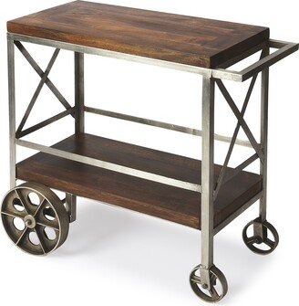 Merrill Metal & Wood Bar Cart