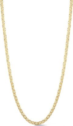 Yield of Men 18K Gold Plated Sterling Silver Mariner Link Necklace