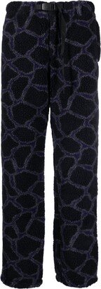 Straight-Leg Fleece Trousers-AB