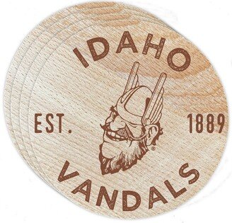 Idaho Vandals Wood Coaster Engraved 4-Pack